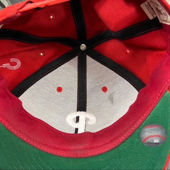 Philadelphia Phillies VTG Hat SnapBack MLB BASEBALL Team Cap 90s - Picture 9 of 12